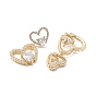 Heart Clear Cubic Zirconia Stud Earrings, Dangle Earrings Jewelry for Women
