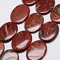 Natural Fire Jasper Beads Strands, Oval