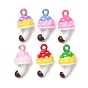 Pendentifs en émail , charmes de champignons