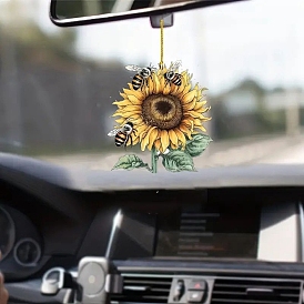 Acrylic Sunflower Hanging Pendant Decorations