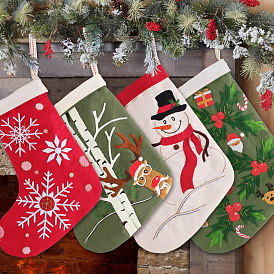 Christmas stocking embroidery diy semi-finished material package holiday DIY English socks