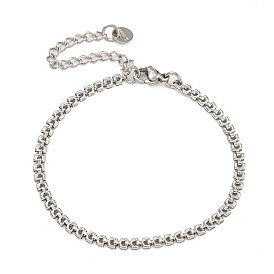 304 Stainless Steel Link Chain Bracelets for Women