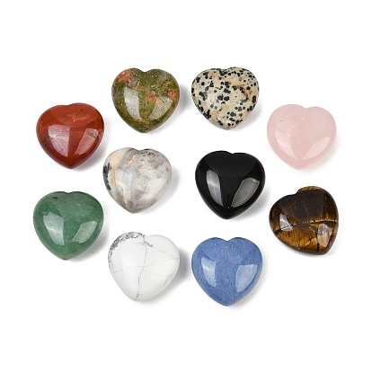 Украшения в виде сердца из натурального драгоценного камня, фигурка для украшения дома, энергетический камень рейки для исцеления