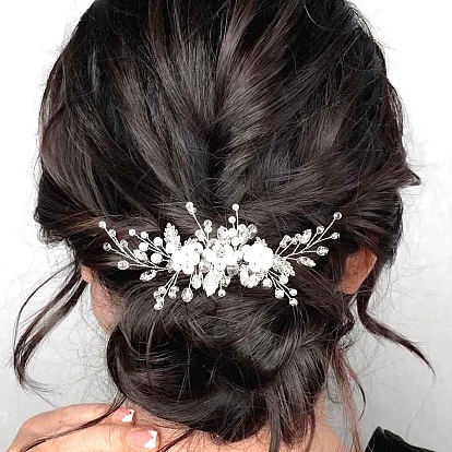 Гребни для волос из полимерной глины, аксессуары для волос для женщин, цветок