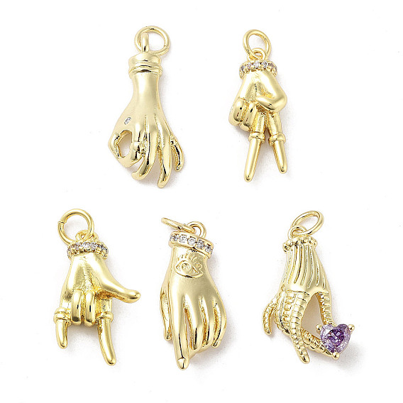 Покрытие стойки, подвески из пальмовой латуни с микропаве и кубическим цирконием, без кадмия и без свинца, долговечный, реальный 18 k позолоченный, с целью перехода в кольце