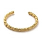 Bracelets de manchette en acier inoxydable dorés pour femmes