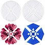 Silicone Cup Mats Molds, Resin Casting Molds, For UV Resin, Epoxy Resin Jewelry Making, Disposable Plastic Transfer Pipettes and Disposable Latex Finger Cots