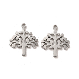 Ионное покрытие (ip) 304 подвески из нержавеющей стали, древо жизни прелести