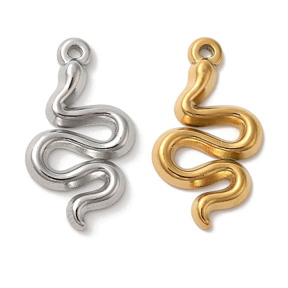 Ионное покрытие (ip) 304 подвески из нержавеющей стали, очарование змеи
