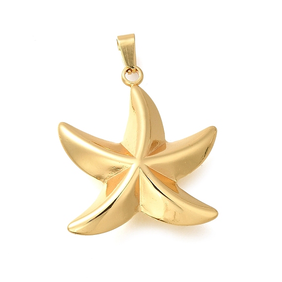 304 подвески из нержавеющей стали, очарование морской звезды