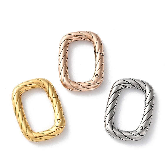 316 пружинные кольца из нержавеющей стали, текстурированный прямоугольник