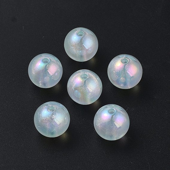 Акриловые круглые бусины