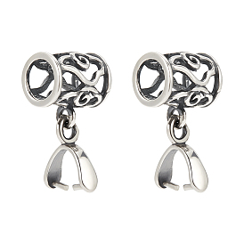 2шт 925 щипцы для колки льда из стерлингового серебра, полую трубку