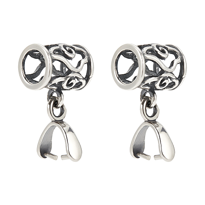 2шт 925 щипцы для колки льда из стерлингового серебра, полую трубку