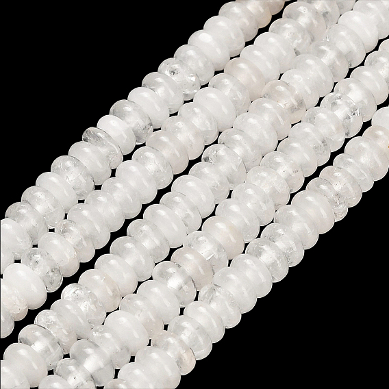 1 нити из натурального кварцевого хрусталя бусины нити, горного хрусталя, рондель