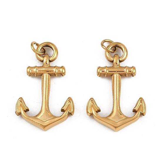 304 подвески из нержавеющей стали, с целью перехода в кольце, ионное покрытие (ip), подвеска в виде якоря