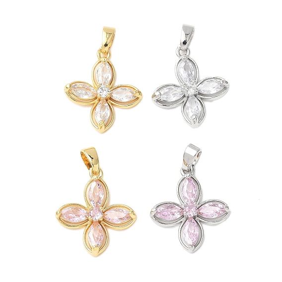 Латунные микро проложить кубического циркония подвески, без кадмия и без свинца, 