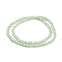 Electroplate Glass Beads Strands, Faceted, Flat Round, Full Rainbow Plated