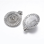 Flat Round Tibetan Style Pendants