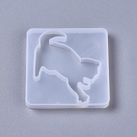 Moules en silicone silhouettes, moules de résine, pour la résine UV, fabrication de bijoux en résine époxy, cat