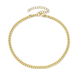 Brass Curb Chain Anklets