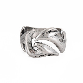 Alloy Open Cuff Ring, Chunky Wide Ring for Women, Cadmium Free & Lead Free