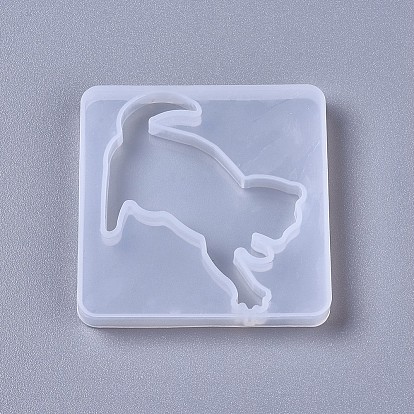 Moules en silicone silhouettes, moules de résine, pour la résine UV, fabrication de bijoux en résine époxy, cat