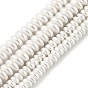 Electroplated Synthetic Non-Magnetic Hematite Beads Strands, Rondelle