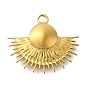 Pendentifs en acier inoxydable, charme du soleil