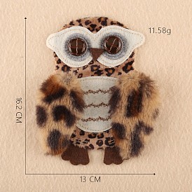Computerized Embroidery Cloth Sew on Patches, Costume Accessories, Appliques, Owl