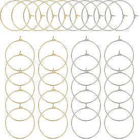 316 из нержавеющей стали бокал прелести кольца, обручание серьги, DIY материал для баскетбола обруча серьги жены