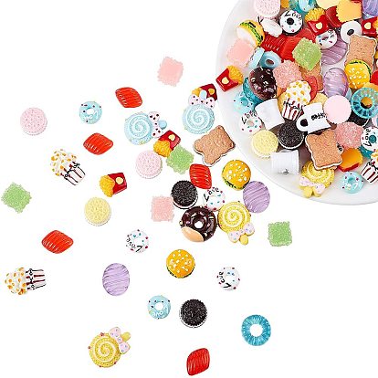 Cabuchones de resina, formas mixtas