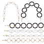Bag Handles, with CCB Plastic Linking Rings, Acrylic Linking Rings and Alloy Swivel Clasps, for Bag Straps Replacement Accessories