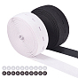 BENECREAT DIY Making, Resin Buttons and Buttonhole Flat Elastic Rubber Cord/Band
