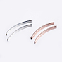 Brass Tube Beads, Curved