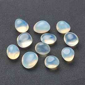Perles opalite, pierre tombée, pour création de fil enroulé pendentifs , pas de trous / non percés, nuggets
