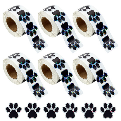 Самоклеющиеся наклейки из пвх, Графические наклейки, отпечаток лапы