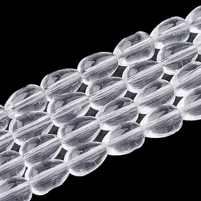 Chapelets de perles en verre, goutte 