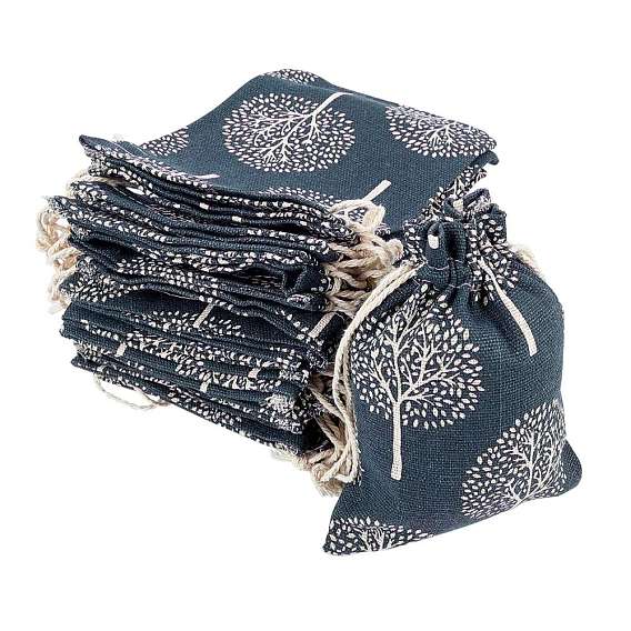 Упаковочные мешки из поликоттона (полиэстер), с печатным деревом