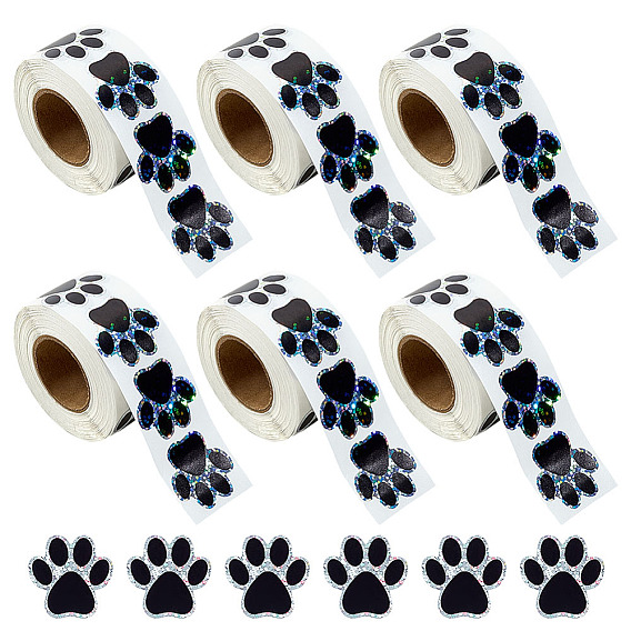 Самоклеющиеся наклейки из пвх, Графические наклейки, отпечаток лапы