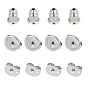304 Stainless Steel Ear Nuts, Bullet Earring Backs