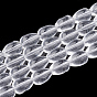 Chapelets de perles en verre, goutte 