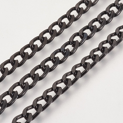 Aluminium ketten verdreht panzerketten, ungeschweißte, 7x4x1.5 mm