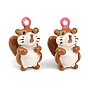 Alloy Enamel Pendants, Marmot Charms