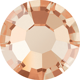 Preciosa&reg MAXIMA Crystal No Hotfix Flatback Stones, Czech Crystal, Dura Foiling, Round(438 11 615 Chaton Rose)