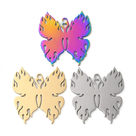 304 подвески из нержавеющей стали, бабочки прелести