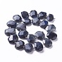 Natural Labradorite Beads Strands, Faceted, Oval
