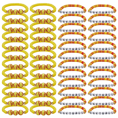 Эластичные браслеты хейши из полимерной глины, составные браслеты для мужчин и женщин