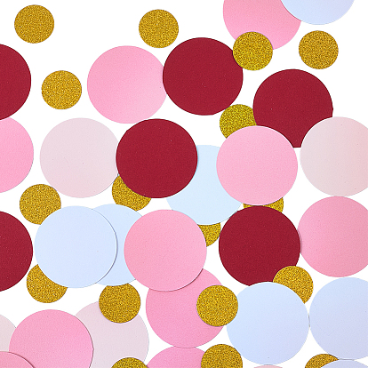 200шт. круглые бумажные конфетти для украшения стола, для праздничных украшений