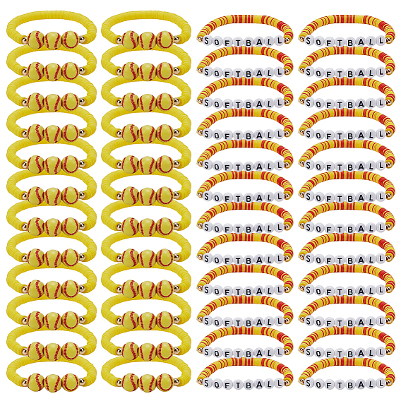 Эластичные браслеты хейши из полимерной глины, составные браслеты для мужчин и женщин